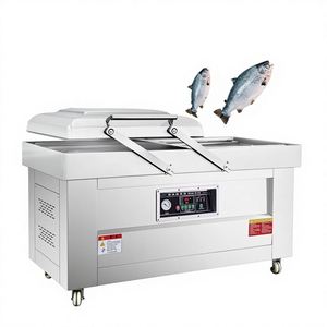 Machine d'emballage sous vide à double chambre plate 500 pour fruits et légumes, machine de séchage de fruits et légumes - Product Image 1