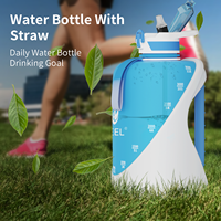 Bouteille d'eau en plastique écologique sans BPA de 3,78 L (1 gallon) avec couvercle à large ouverture pour consommation directe, idéale pour adultes en extérieur – Achat en gros personnalisé en Chine