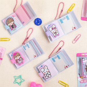 Mini Cuaderno Kawaii Personalizado con Llavero, Bloc de Notas Pequeño, Anillo para Llaves - Product Image 5