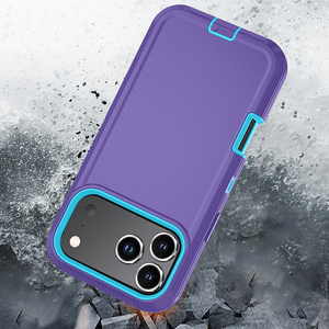 Funda Protectora para Teléfono Defender, MOQ <span class=keywords><strong>500</strong></span>, para iPhone 18 Pro, 16 Plus, 14 Pro <span class=keywords><strong>Max</strong></span>, 13 Mini, 12, 11, XS, XR, SE <span class=keywords><strong>2022</strong></span>, Resistente, 3 en 1 - Product Image 2