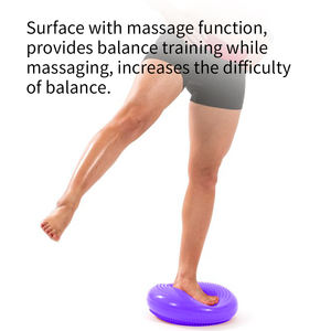 Disco de <span class=keywords><strong>Equilibrio</strong></span> Inflable Clásico de PVC, Fabricado por Zhensheng, Personalizado OEM, con Certificación REACH, CA65 y CE, para <span class=keywords><strong>Yoga</strong></span>, Pilates, <span class=keywords><strong>Asanas</strong></span> Clásicas, Masajes y Relajación - Product Image 2