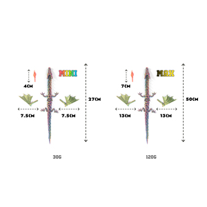 Vashine Jouets créatifs 3D en forme de dragon méca pour enfants, figurines d'action flexibles imprimées en 3D, jouets en PLA respectueux de l'environnement - Product Image 4