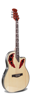 China factory price Wholesale color <span class=keywords><strong>Ovation</strong></span> acoustic electric guitar with the pickup truck - Product Image 2