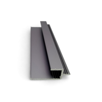 Poignées longues encastrées sur toute la hauteur en alliage d'aluminium sur mesure, modernes et élégantes, pour tiroirs, armoires et placards