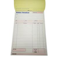 Carnet de reçus d'argent 3x8 pouces au format A5 personnalisé, 50 feuilles dupliquées, ensemble de factures de vente sur papier et carton de haute qualité