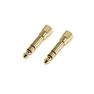 Adaptadores de Auriculares de Alta Gama de 6.35mm <span class=keywords><strong>a</strong></span> 3.5mm, Conectores de Audio de Cobre Puro, Adaptadores de Audio Chapados en Oro, Enchufes de 6.3mm, Conectores de 3.5mm - Product Image 3