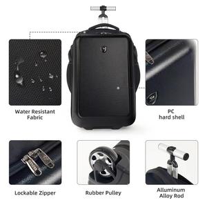 GEMULIN Bagage de cabine <span class=keywords><strong>léger</strong></span> <span class=keywords><strong>à</strong></span> coque rigide Valise <span class=keywords><strong>à</strong></span> <span class=keywords><strong>roulettes</strong></span> Portable PC Material for Cabin Travel Backpack - Product Image 6