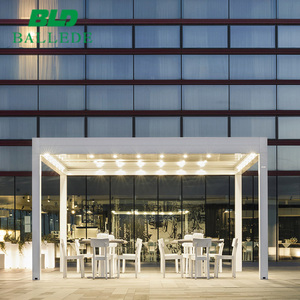En gros pas cher <span class=keywords><strong>grand</strong></span> commercial étanche jardin automatique pergola en aluminium pour <span class=keywords><strong>balcon</strong></span> - Product Image 4