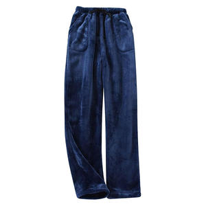 بنطلون بيجامة حراري مطبوع للجنسين، مريح وناعم للغاية، مصنوع من الفلانيل المنسوج، مناسب للربيع والشتاء، طقم بنطلون بيجامة مطبوع من الفلانيل - Product Image 3