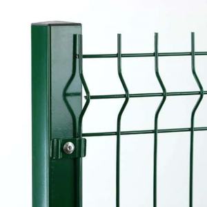 Groen Pvc Gecoat Verticaal Strip 3d Hek 6ft * 8ft 50*100 Mesh Gatpaneel Gebruikt Voor Luchthaven - Product Image 2