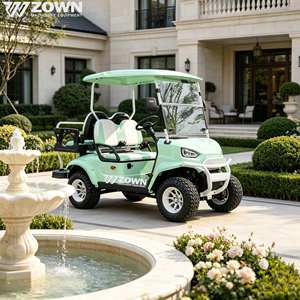Carrito de golf eléctrico personalizado de 6 plazas, 48V/72V, para hoteles y zonas turísticas. - Product Image 1