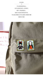 3 diseños nueva fábrica Anime <span class=keywords><strong>Ponyo</strong></span> foto pin personaje de dibujos animados Metal esmalte ropa Pin lindo broche pin mujeres - Product Image 6