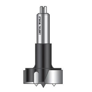Forets de perçage cylindriques en carbure HW, 2 dents, 2 pointes, pointe centrale HW, recouverts de résine fluorocarbure pour l'élimination des copeaux - Product Image 1