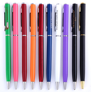 Bolígrafo Metálico de Aluminio con Logotipo Personalizado de Alta Calidad, Tinta Negra, con Punta Táctil, para Hotel - Product Image 4