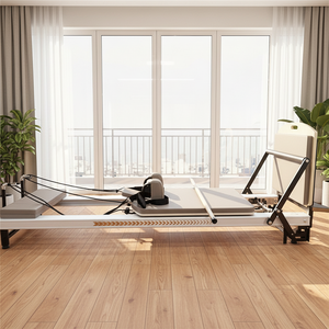 <span class=keywords><strong>Pilates</strong></span> Reformer commercial <span class=keywords><strong>Pilates</strong></span> Reformer Full Track Aluminium <span class=keywords><strong>Pilates</strong></span> Equipment Machine pour studio de yoga - Product Image 1