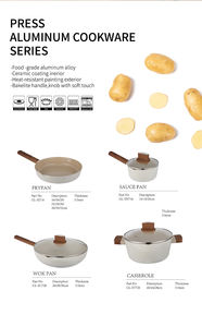 Poêle à frire antiadhésive en céramique sans toxines, revêtement céramique, base à induction, best-seller <span class=keywords><strong>2022</strong></span> - Product Image 4
