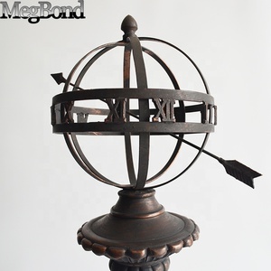 बड़े धातु खड़े <span class=keywords><strong>armillary</strong></span> क्षेत्र के लिए उद्यान, उद्यान सूरज डायल क्षेत्र - Product Image 4