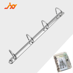 حلقات معدنية ذهبية عتيقة بأربع فتحات لتجليد الملفات والدفاتر والألبومات، لوازم مكتبية بالجملة من المصنع، لون أسود JXY - Product Image 6