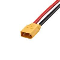 Câble XT60 pré-crimé plaqué or certifié ROHS, 12AWG, haute intensité, pour modèles RC et trottinettes électriques