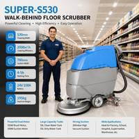 Machine de nettoyage de sols à brosse unique 530 mm, robuste, pour usage intensif en grandes surfaces et magasins, idéale pour le travail quotidien – Offre Spéciale