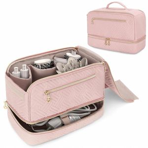 Étui de voyage élégant et portable pour sèche-cheveux, résistant à l'eau, avec fermeture éclair, pour accessoire capillaire Shark Revlon One-Step, léger - Product Image 1