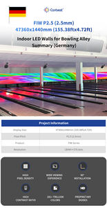 Canbest Fiw P2.5 kapalı 8320X480Mm 27.29 X1.57Ft Spbe su taksi belibelize'de Led ekran Video duvar paneli - Product Image 4