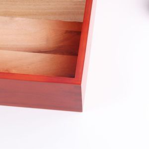 Carved Wooden <b>Box</b> For Commemorative Medals And Coins <b>Lockable</b> Rectangle Matte Imitation Mahogany Wenzhou Craft Gift <b>Box</b> - Product Image 4