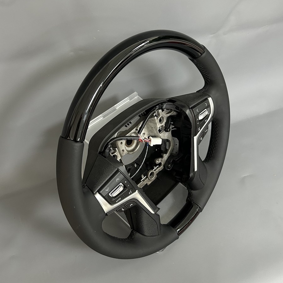 Assembly Complete Peach Wood Steering Wheel (Toyota Fitment), photo 2
