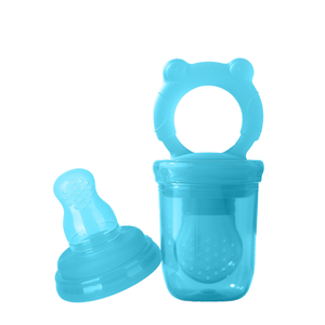 Alimentador de frutas para bebés sin BPA, alimentador de silicona para recién nacidos, cubierta dispensadora de alimentos para bebés, chupete de frutas - Product Image 5