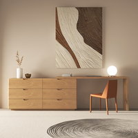 Bureau d'ordinateur en bois extensible réglable avec étagère de rangement pour bureau à domicile ou étudiant meubles en bois élégants
