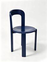 Chaise de salle à manger de style nordique, chaise de salle à manger en bois massif avec dossier coloré pour la maison, le café, le salon, chaise de salle à manger Rey