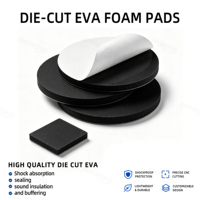 Adhésif double face en EVA découpé à la presse, haute viscosité, imperméable, utilisé pour les produits électroniques, les joints, les amortisseurs