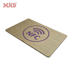 LF bir HF çip ile özelleştirilmiş ahşap bambu RFID otel anahtarı kart erişim kontrol kartı - Product Image 4