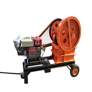 Маленькая щековая дробилка для дизельного двигателя, мобильная дробильная установка для дробления камня, мобильная щековая дробилка - Product Image 2