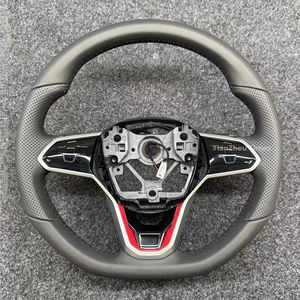 Volante Sportivo in Pelle Aggiornato Compatibile con Volkswagen VW Golf R POLO GTI GTD MK7 Mk8 Scirocco <span class=keywords><strong>Golf4</strong></span> 5 6 6r 7 7r 8 - Product Image 2