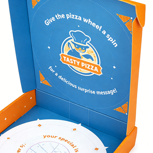 Boîte d'expédition personnalisée pour pizza, en carton ondulé B/E, pliable, avec option de personnalisation - Product Image 4