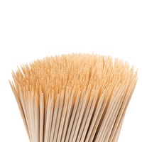 Brochettes et bâtonnets jetables en bambou naturel pour barbecue, camping et fêtes – Chine