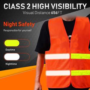 Chaleco de Seguridad Reflectante Amarillo Personalizado con Impresión, para Regalos de Agradecimiento al Personal y Marca Corporativa - Product Image 5