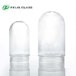 Pantalla de Lámpara de Vidrio Borosilicato Soplado a Máquina de Diseño Moderno, Cubierta de Lámpara Vapor Jar para Iluminación Interior y Exterior - Product Image 3