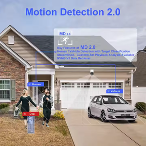 Hk OEM 4MP PTZ camera 4x zoom camera an ninh 2 cách âm thanh hỗ trợ con người xe phát hiện 50m ir khoảng cách H.265 + - Product Image 3