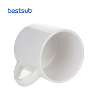 6oz Enduit Blanc Tasse À Café pour la sublimation (B5KF)