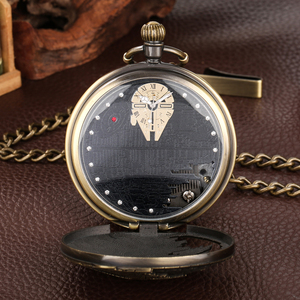 Nouvelle montre de poche musicale steampunk sur le thème des films de guerre américains avec boîte à musique et <span class=keywords><strong>horloge</strong></span> pour cadeaux d'enfants - Product Image 3