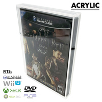Boîte de présentation en acrylique rigide pour jeux vidéo Nintendo GameCube DVD XBOX Wii PS2 RAY YI