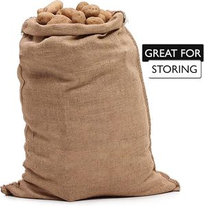Sacs <span class=keywords><strong>de</strong></span> course en <span class=keywords><strong>jute</strong></span> à motif <span class=keywords><strong>de</strong></span> points avec logo personnalisé, sacs <span class=keywords><strong>de</strong></span> pommes <span class=keywords><strong>de</strong></span> terre 24 x 40 pouces pour les jeux <span class=keywords><strong>de</strong></span> pelouse en plein air, les fêtes d'anniversaire et les réunions <span class=keywords><strong>de</strong></span> famille - Product Image 2