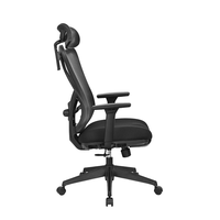Chaise de bureau administrative ergonomique moderne de haute qualité avec appui-tête réglable et support lombaire, chaise de jeu