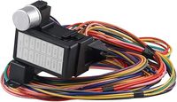 Kit de faisceau de câbles électriques universel professionnel Hooha de haute qualité à 14 circuits pour automobile, gaine en PVC, plaqué étain
