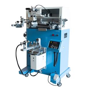 Semi-Automatic Monochrome Silk Screen Printer for <b>Cloth</b> Pneumatic Cylinder New Used Label Cards Farm Bubble Tea Cups Cosmetic - Product Image 5