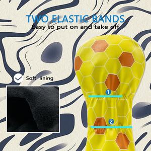 Ensemble de couvre-chef de club de <span class=keywords><strong>golf</strong></span> à broderie personnalisée en cuir Pu pour couvre-chef de <span class=keywords><strong>bois</strong></span> <span class=keywords><strong>hybride</strong></span> de fairway de conducteur #1 #<span class=keywords><strong>3</strong></span> #<span class=keywords><strong>5</strong></span> - Product Image 2