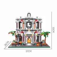 2026 Nuevo MOC Academia de Cocina Street View, Modelo de Arquitectura, Juguetes de Rompecabezas para Adultos, Regalo, 2743 Piezas, Sets de Bloques de Construcción