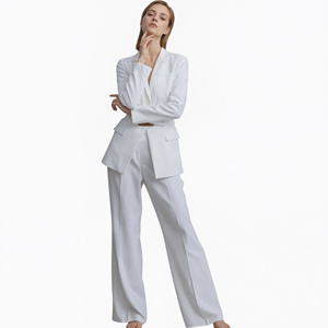 <span class=keywords><strong>Blazer</strong></span> femme Bettergirl 2026, automne, nouveau style rétro français, double boutonnage, uni, polyvalent, mi-long, ample, à revers - Product Image 1
